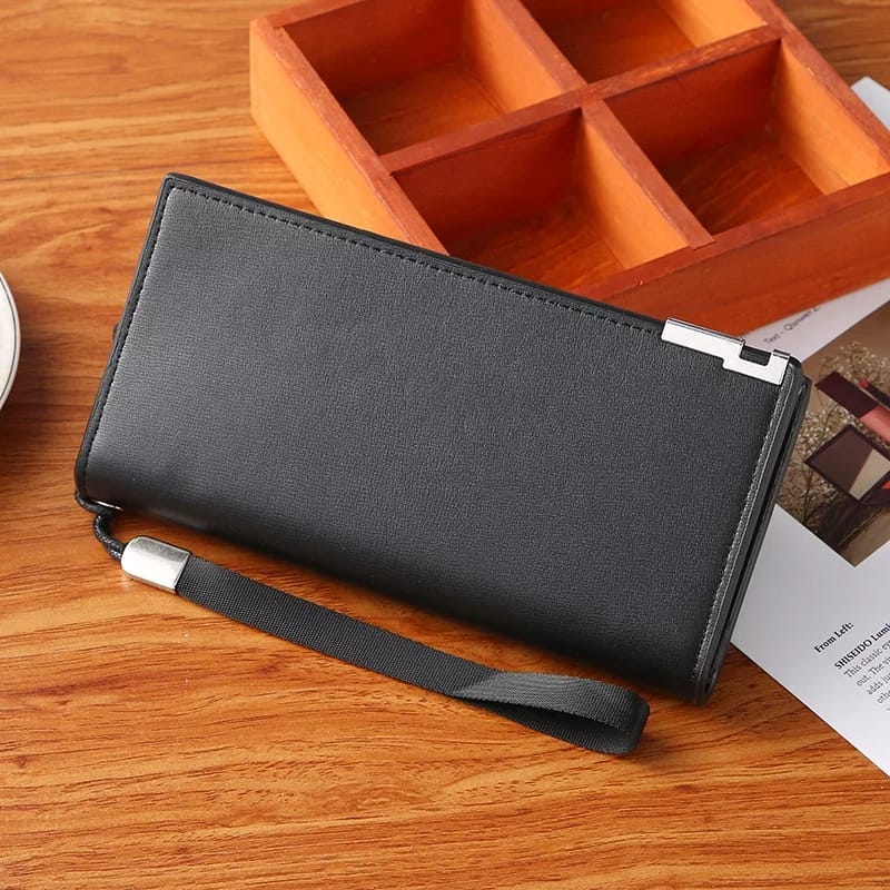 Wallet for girls cash holder hand purse Leather Long Wallet For Men Slim Money Mobile Wallet CardHolder
