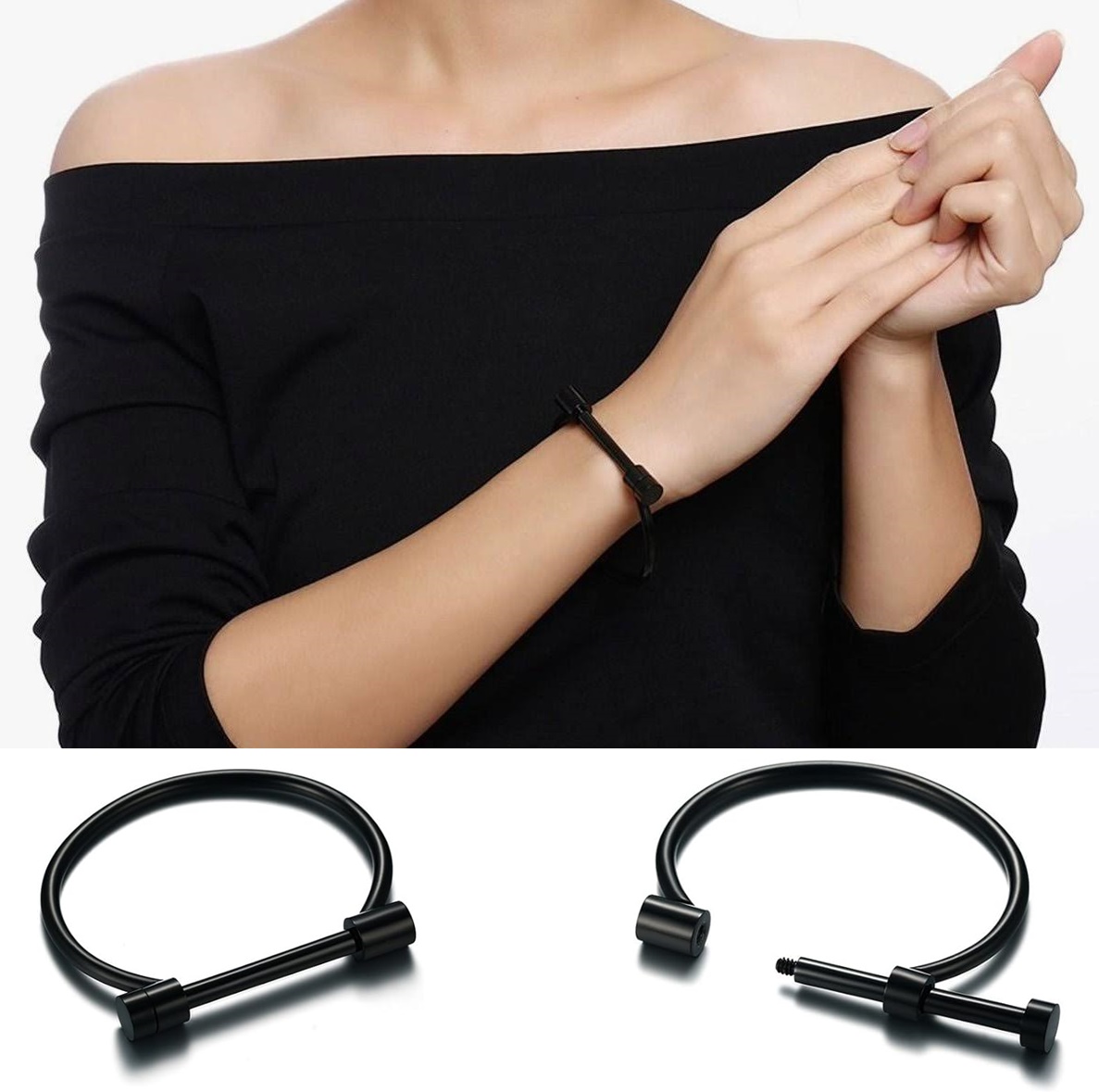 STYLISMA Hand Cuff – Hot Sell Stainless Steel Men and Boy Bracelet