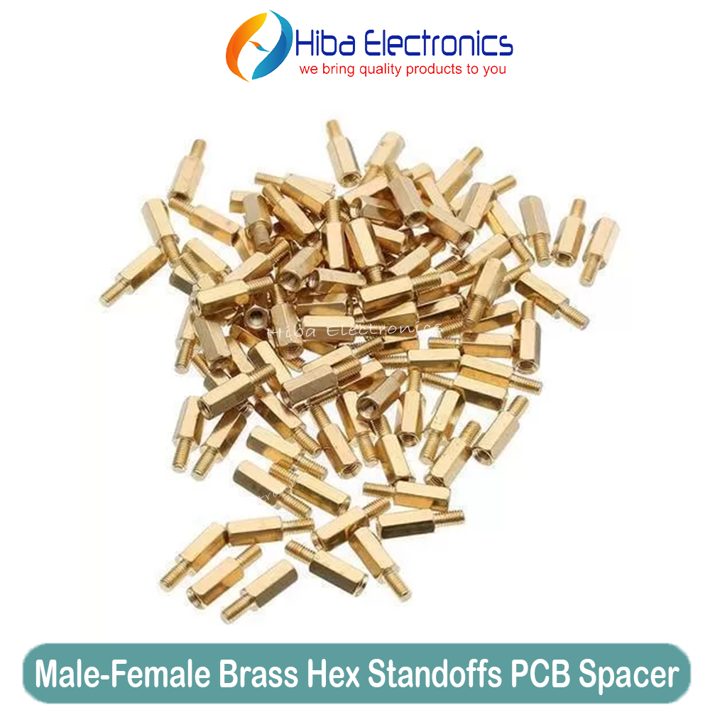 M3 Thread 16+4mm Male To Female Brass Hex Pcb Standoff Spacer  Pillar