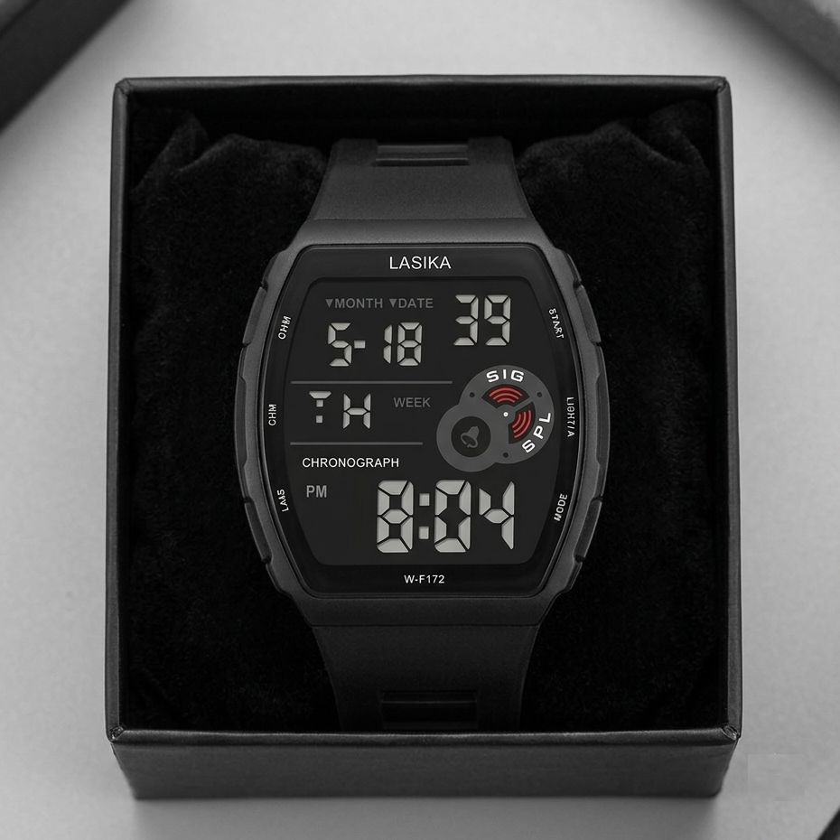 Waterproof Military Digital Watch for Men - Tactical Sports LED Wrist Watch with Alarm, Stopwatch & Date - Rugged Outdoor Fashion Watch