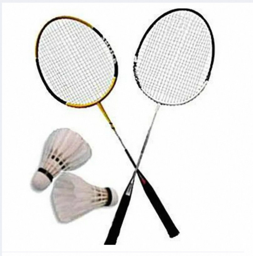 2-Player Graphite Badminton Racket, Badminton Racquet, New Frame Design Anti-Scratch Best Racket TM Sports.