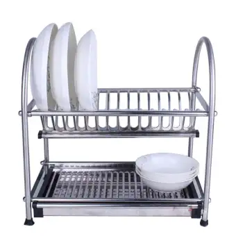 Silver Stainless Steel Dish Rack Buy Online At Best Prices In