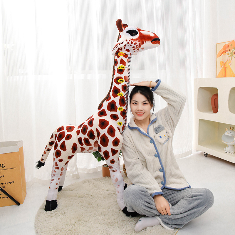New Big Size Giraffe Plush Toys High Quality Stuffed Animals Dolls Soft Kids Baby Birthday Gift Room Decor