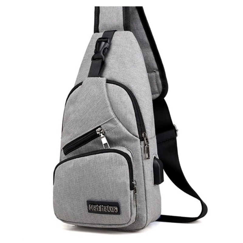 Chest Bag Men's One Shoulder Crossbody Bag Large Capacity Outdoor Sports Leisure Fashion Small Shoulder Bag Backpack Men's