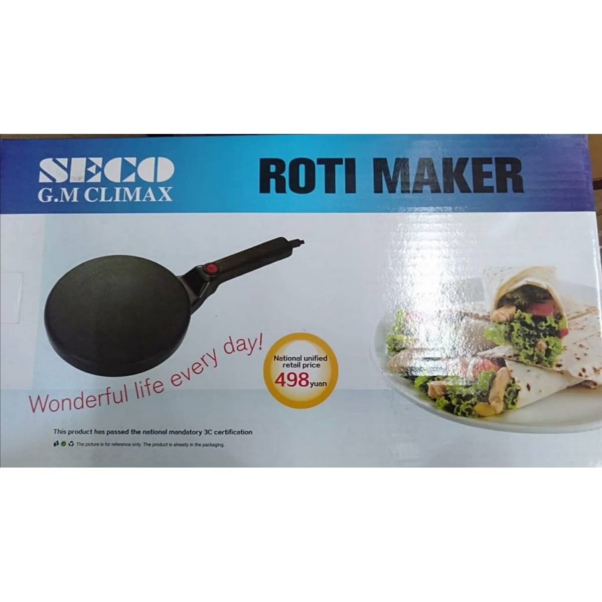 Electric Roti Maker - Tortilla Maker - Bread Maker - Chappati Maker - Roti Maker - Electric Tawa for Roti – Chappati - Tortilla