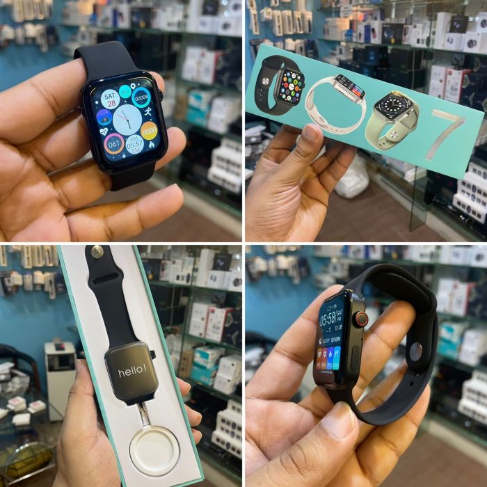 Iwo N76 Series 7 Smart Watch in Ikeja - Smart Watches \u0026 Trackers, Kseey  Uche-Berrycone | Jiji.ng