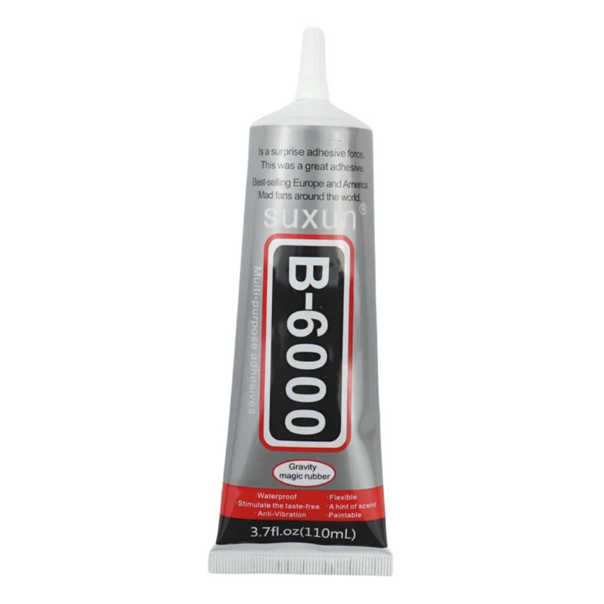 110ML & 50ML B-6000 / B-7000 Clear Glue – Strong Multipurpose Adhesive for Rhinestones, Jewelry Making, Fabric, Beads, Nail Art & DIY Crafts | Moti Mahal Crafts
