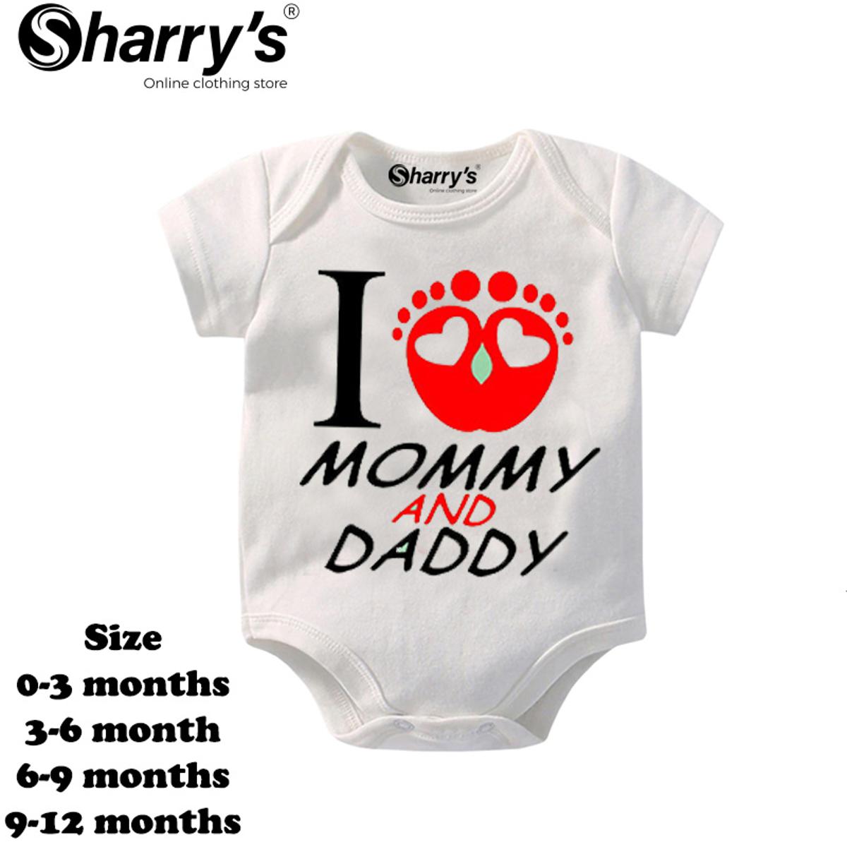Sharrys Half Sleeves Baby Romper Bodysuit For Babies infant Onesis 0-14 Months Summer Wear Trendy Printed