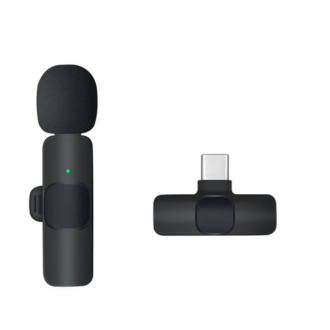 K8 single & dual  Wireless Microphone Mic Universal Plug & Play - Audio Mic for Live Game Video Shooting Streaming Vlogging Mic Video FOR TYPE C, IOS & MICRO Ports