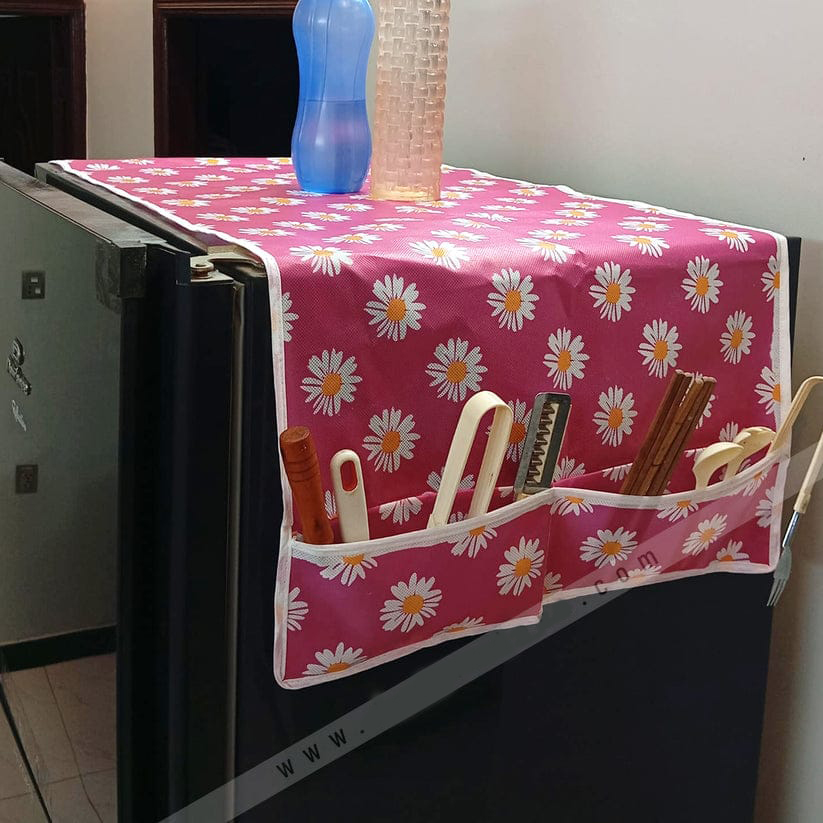 Refrigerator Dust Cover Storage Hanging Bag Single-door Double-door Dust-proof Cover Cloth Storage Bag Cover Towel Household