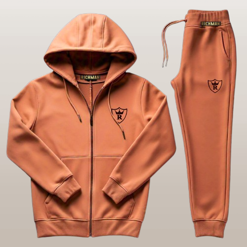 Winter Warmth Richman Tracksuit: Hoodie and Trouser for Men and Boys