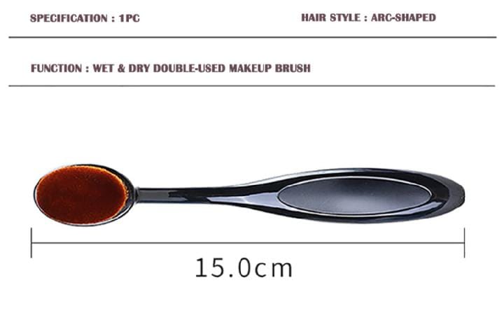 Oval Makeup Foundation Brush Powder Brush Makeup Soft Application Brush-Cosmetic Tools