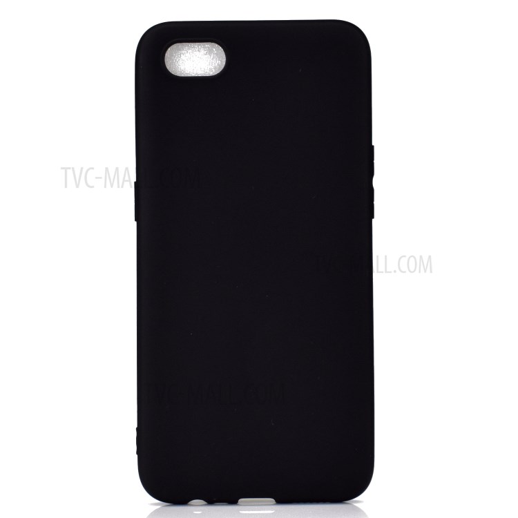 Oppo A1K Soft Silicone TPU Case Cover Matte Black Protective Rubber Slim Fit Drop Protection