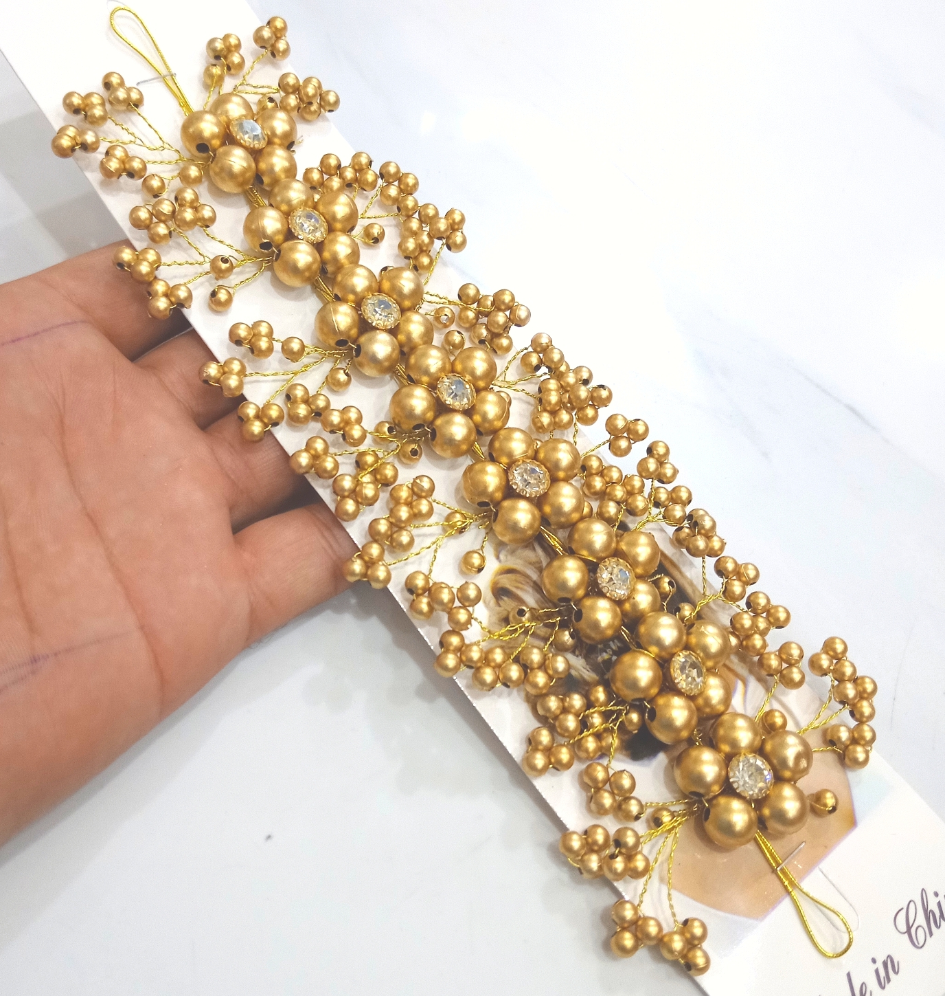 Handmade Crystal Pearl Rhinestone Flower Hair Combs Clips Bridal Wedding Hair Accessories For Women Bridesmaid Jewelry
