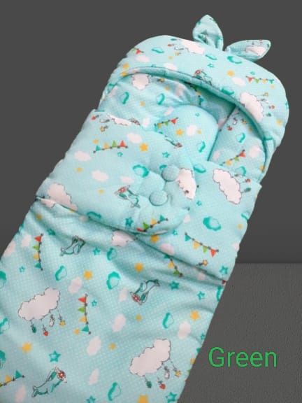 New 0-6 Months Baby Swaddle Wrap Blanket, Soft Microfiber Cloth, Comfortable Newborn Sleeping Bag, Colorful & Safe Nursery Accessory