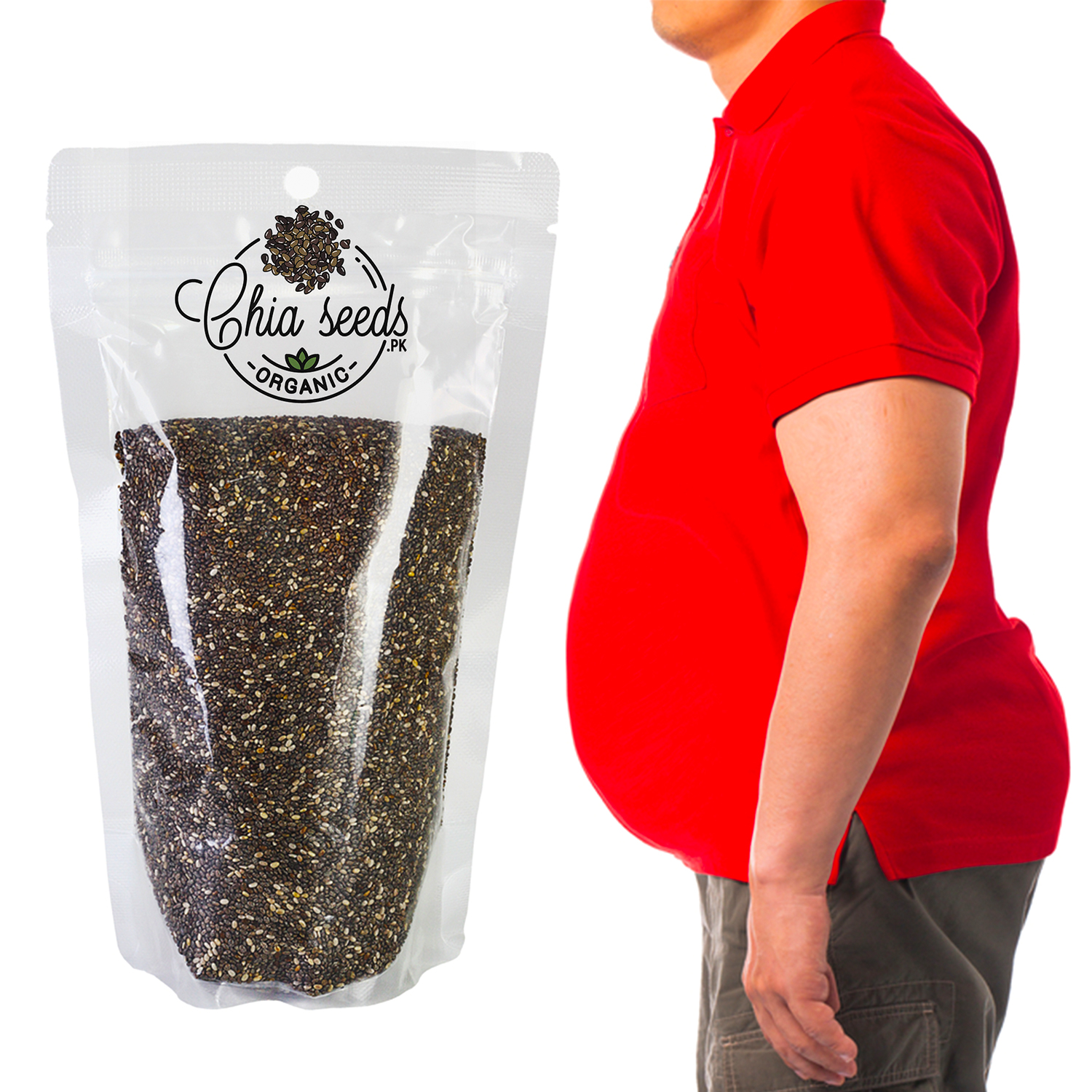 Organic Chia Seeds For Weight Loss 125g Imported Chia Seeds Rich In Vitamins Omega 3 and Calcium price in Pakistan