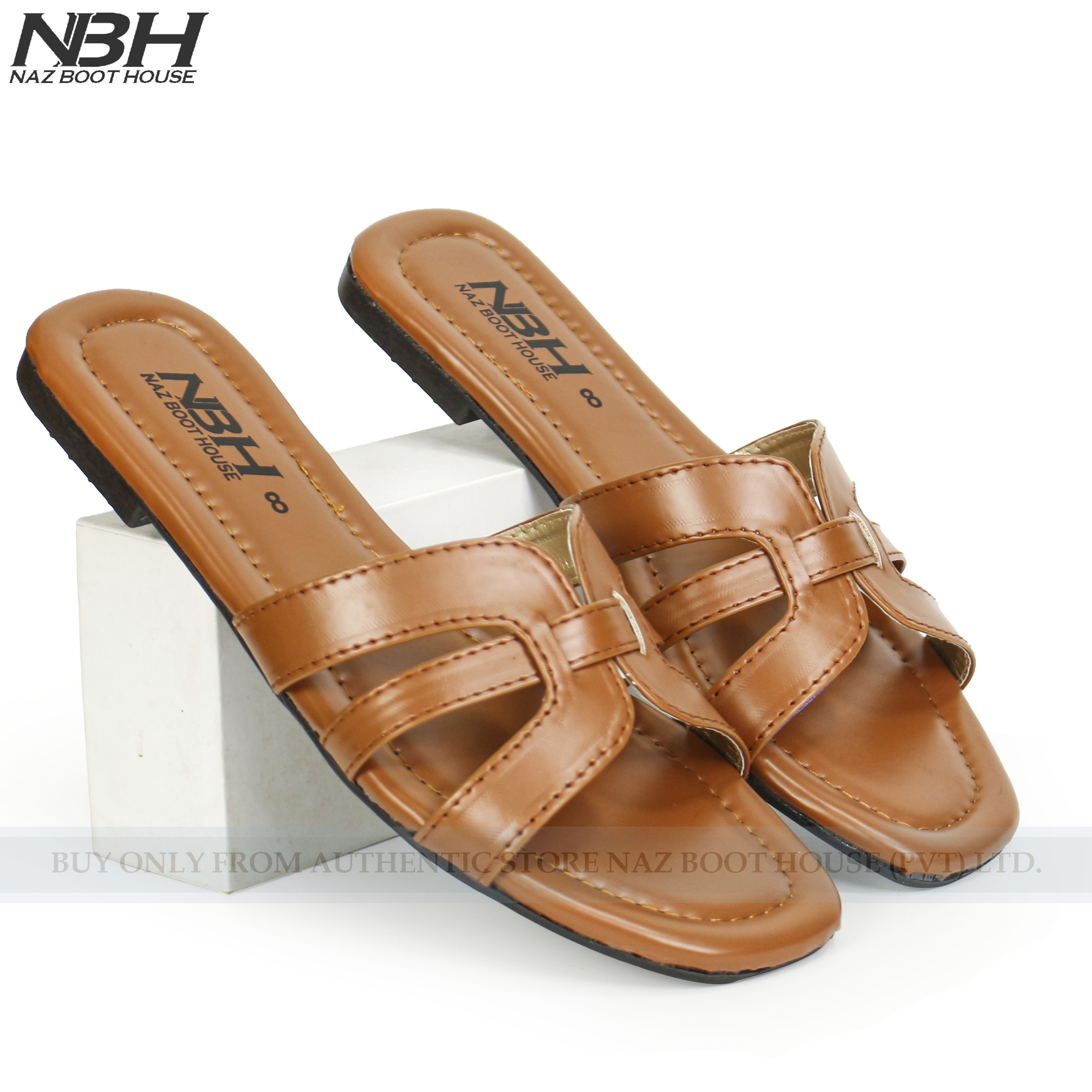 NBH Slippers For Girls - Non Slip Stylish Fancy Chappal For Woman - Flat Sandals For Girls - Ladies Chappal - Sleepers For Girl - Comfortable Lightweight Slippers for Woman - Best Gift For Girls