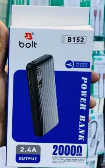 Bolt B152 20000mAh Power Bank – Ultra Fast 2.4A Output, Digital LED Display, 3 USB Port, Airplane Safe price in Pakistan