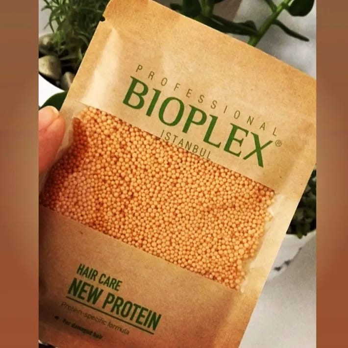 50g Bioplex Hair Protein Treatment No Damaged Hair For Bleaching and Colouring Golden Protein Balls - Create Beautiful Blonde Hair