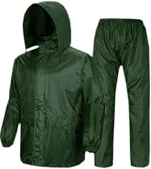 Mens raincoat and pants best sale