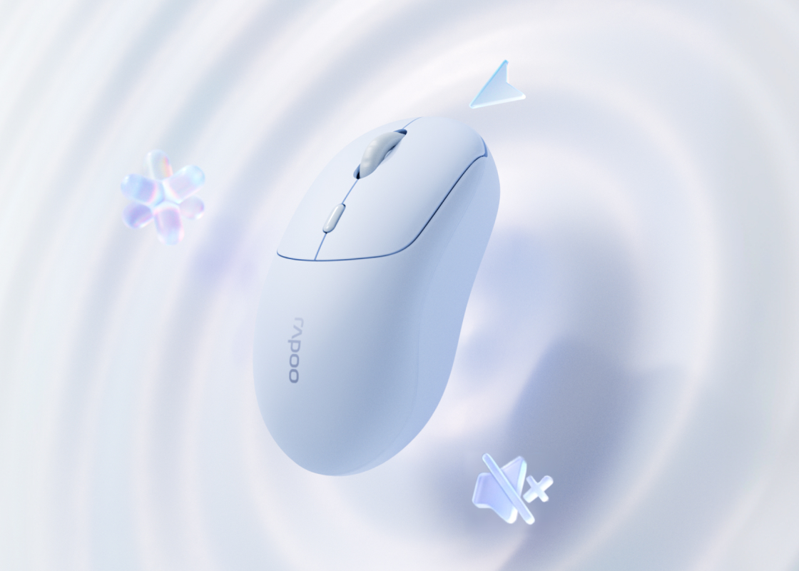 RAPOO M360 Smart Multi-Mode Wireless Mouse with AI Copilot Button Connect via Bluetooth 5.0 and 2.4GHz 53 0e88566e14408b33543a86079ce13158