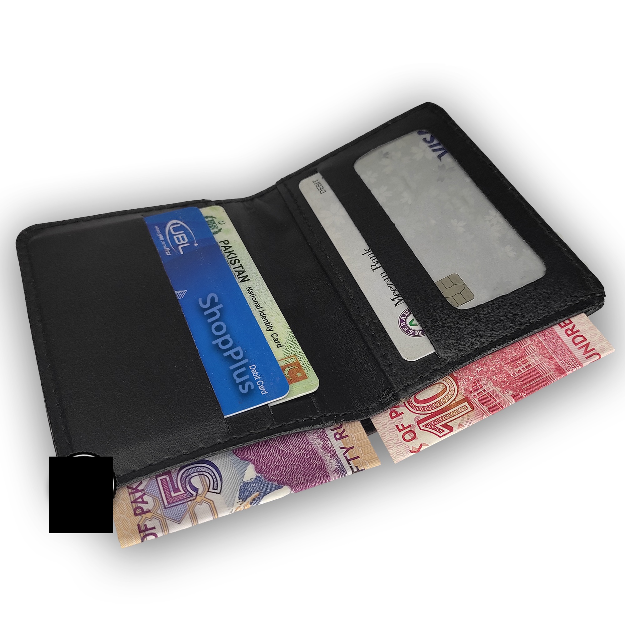 Slim Stylish Card Holder Wallet for Men Without Button - High Quality Rexine