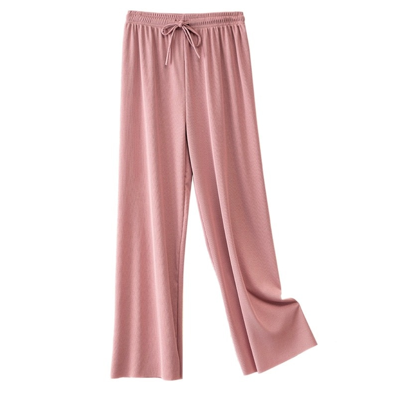 Women's Wide Leg Pants 2023 Pejock Women Summer High Waisted Trousers  Straight Suit Pants Long Lounge Pant Trousers with Pocket Hot Pink M (US  Size:6)