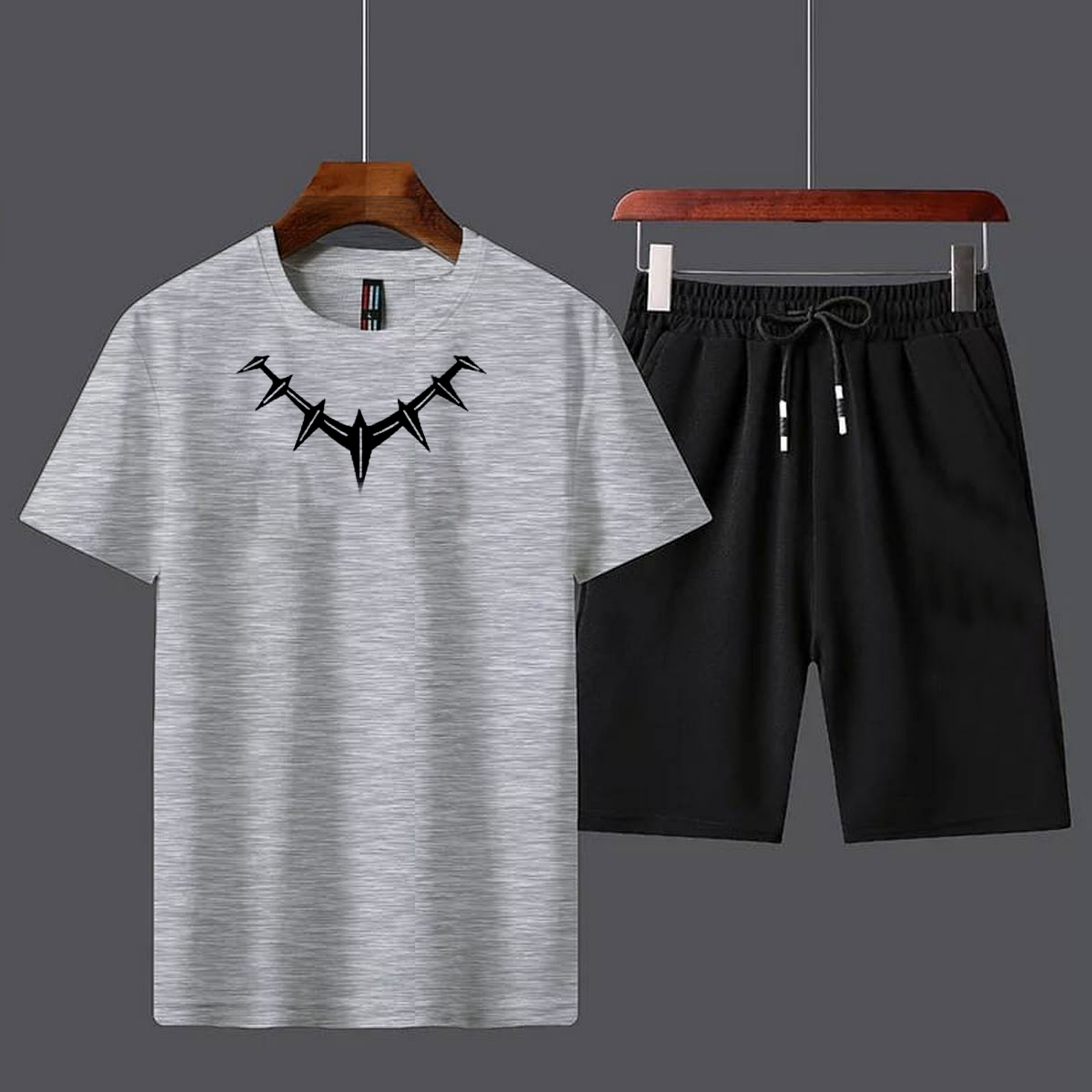 Tracksuit Printed Half Sleeves Cotton Jersey Summer Tracksuit For Boys & Girls T-Shirt & Shorts Gym Sports Outdoor Gaming Tracksuit for Men_Boys_Girls_Women Party Wear