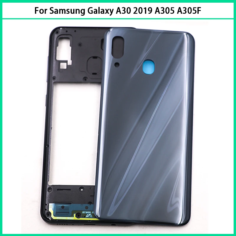 Samsung A30 Back Battery Cover with Side Ring and Keys , Samsung A30 Ring Back Replacement
