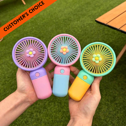 Handheld Mini Fans USB Rechargeable Small Electric Fan Student Pocket Portable Fan Mini Portable Air Conditioner