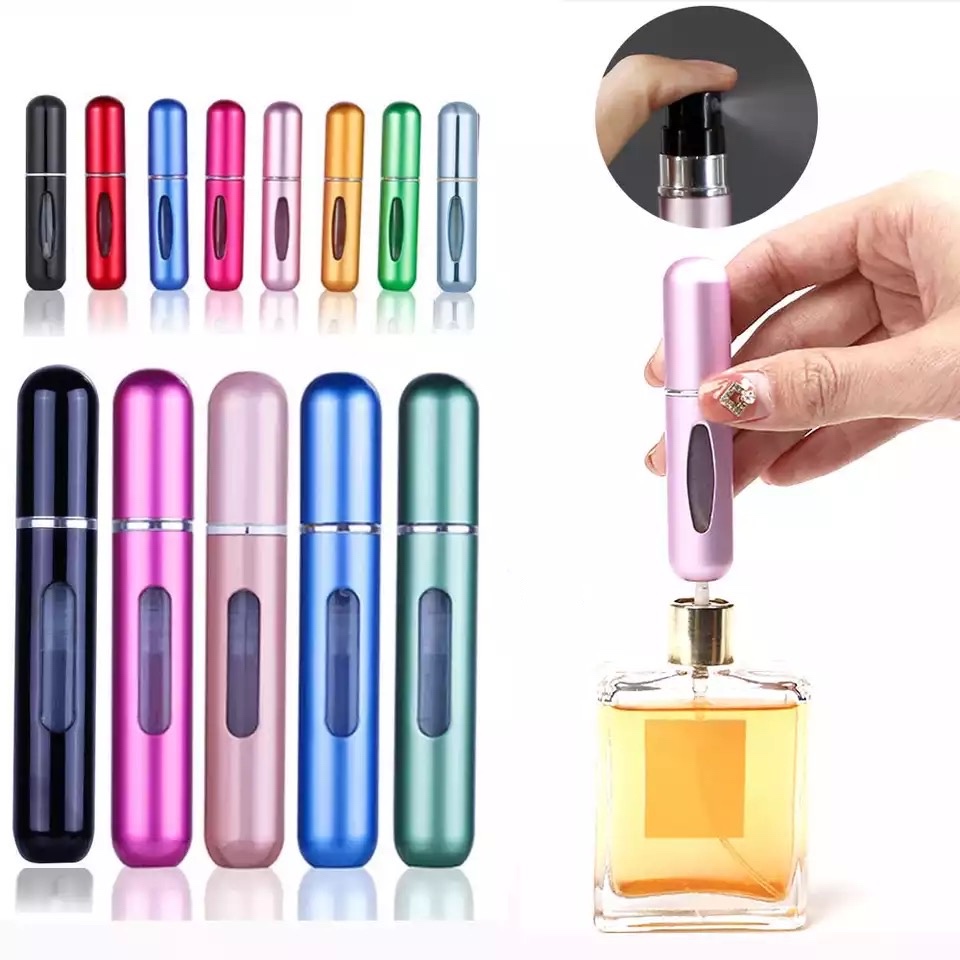 5ml Perfume Atomizer Spray Bottle (metal body) For Travel Mini Perfume Refills Empty Spray Perfume Container price in Pakistan