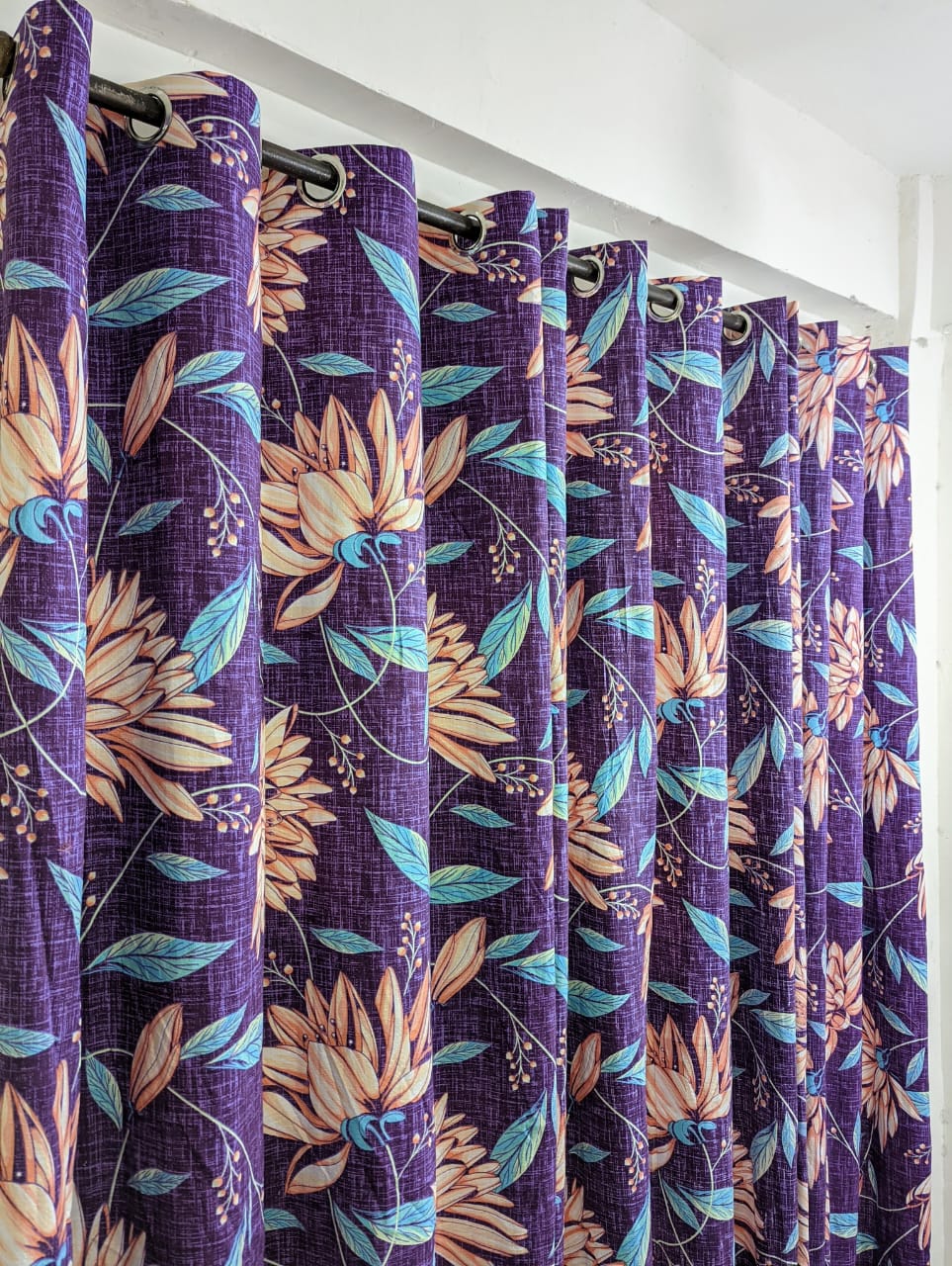 Export Italian Style Cotton Printed Ready Made Curtains For Your ...