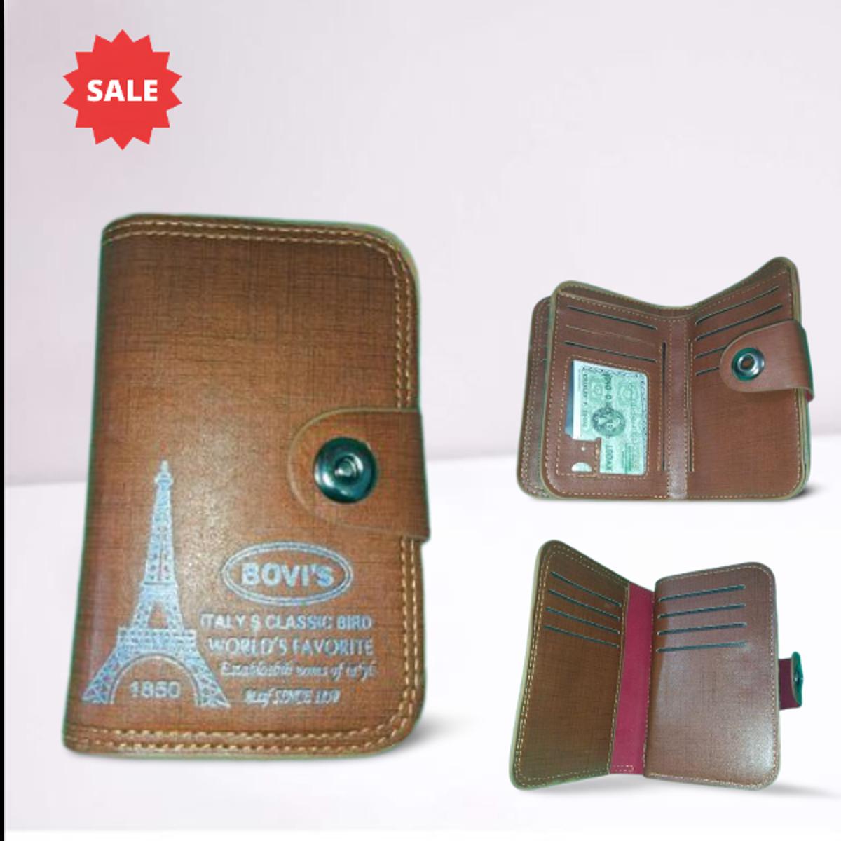 Bovi'S Men Casual Green Artificial Leather, Fabric Wallet Green - Price in  India | Flipkart.com