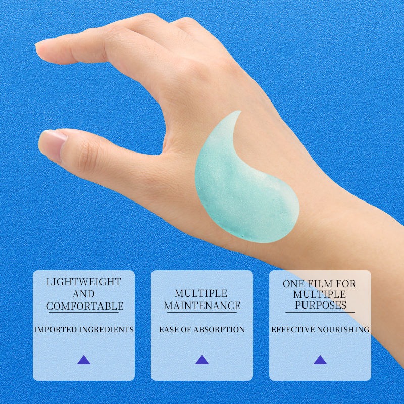 Bioaqua Hydrogel Patches With Blue Copper Peptides Eye Mask 80g 60pcs BQY93462