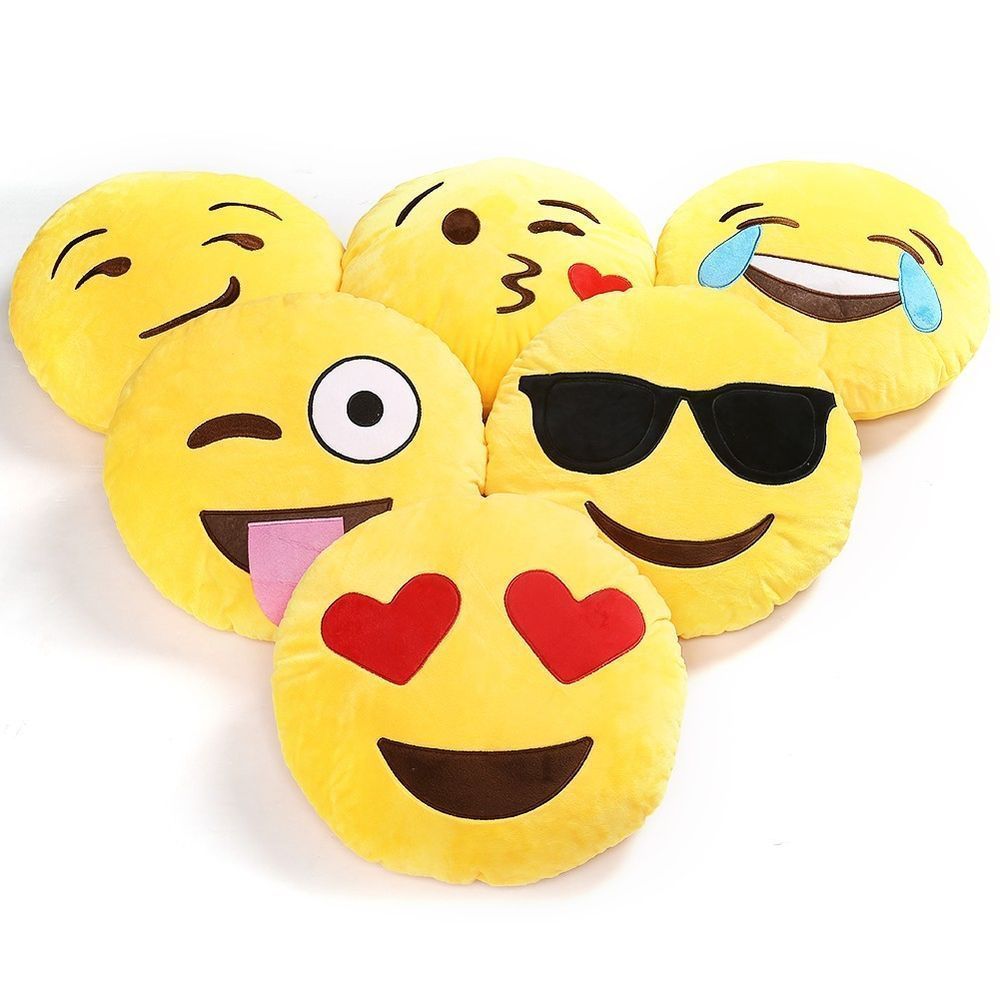 smiley face cushions