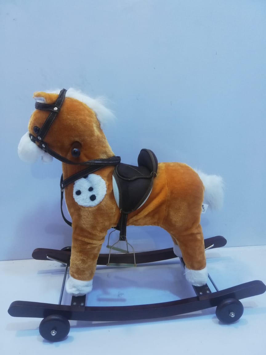 childrens rocking horse wooden