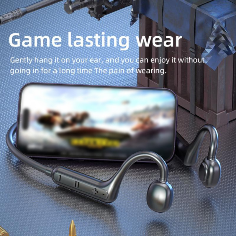 Bluetooth Earphone Neck Mounted Wireless Bluetooth With High Battery Power Sound Conduction And Long Battery Life