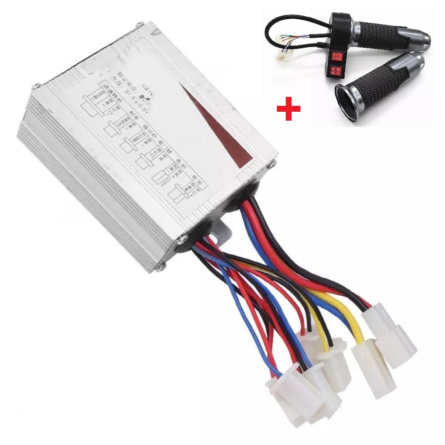Electric Bicycle Controller 36V 500W Brushed Motor Controller Box For Electric Bike Bicycle E-bike Parts Throttle Body