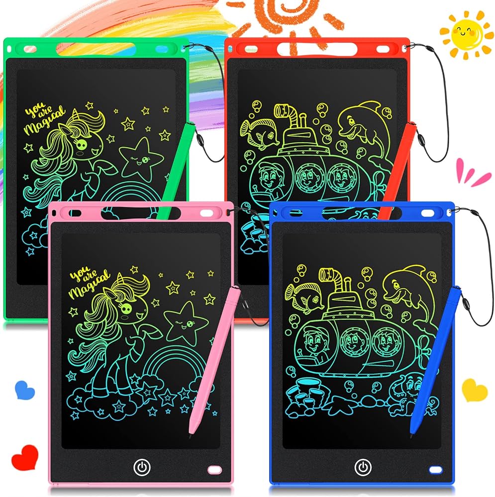 LCD Writing Tablet Electronic Slate E-writer Digital Memo Pad Erasable Writing Board Learning Toys And Gadgets For Educational And Daily Life Routine Notebook Purpose - 6.5 inches, 8.5 inches & 10 inches