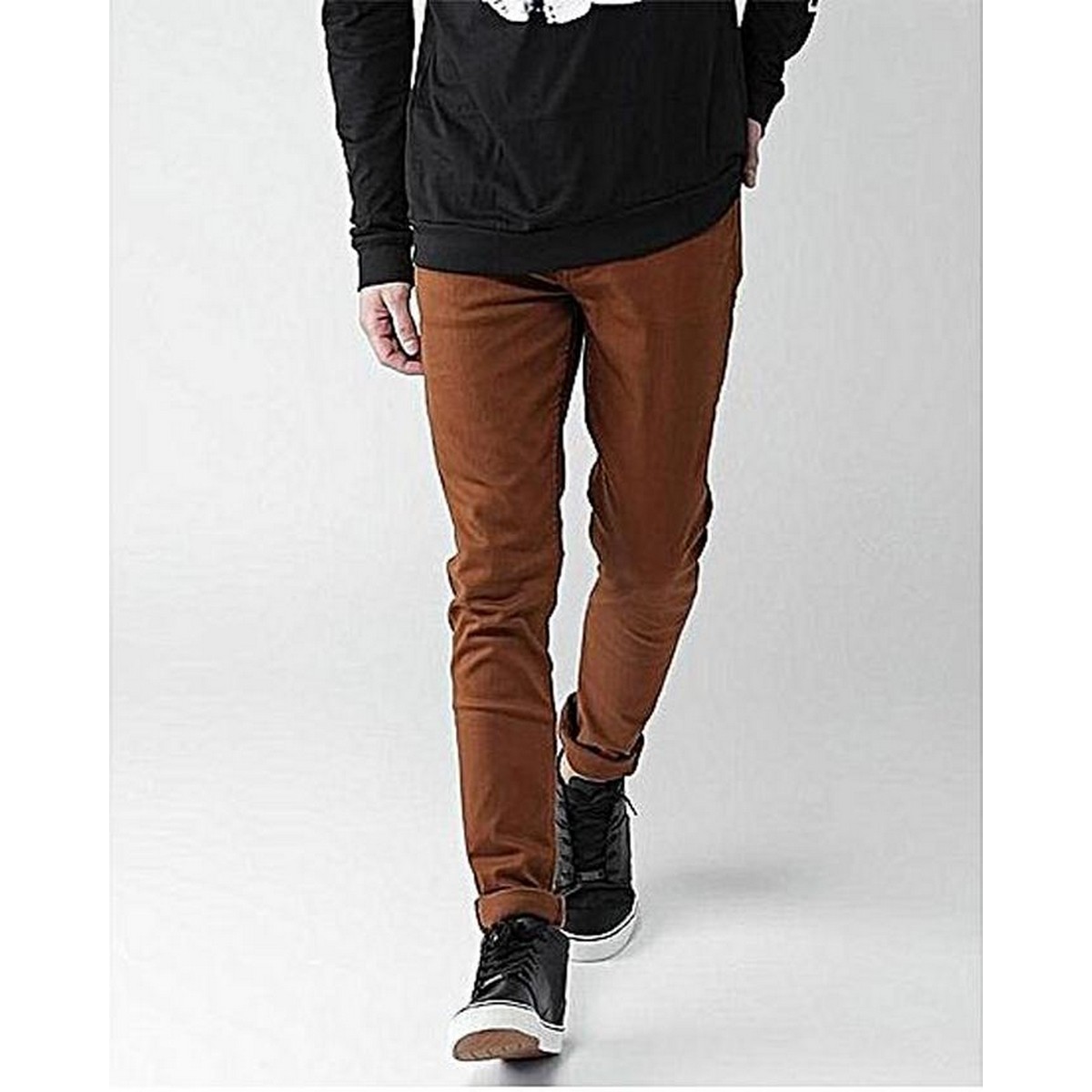 Stylish Denim Brown Jeans For Men: Buy 