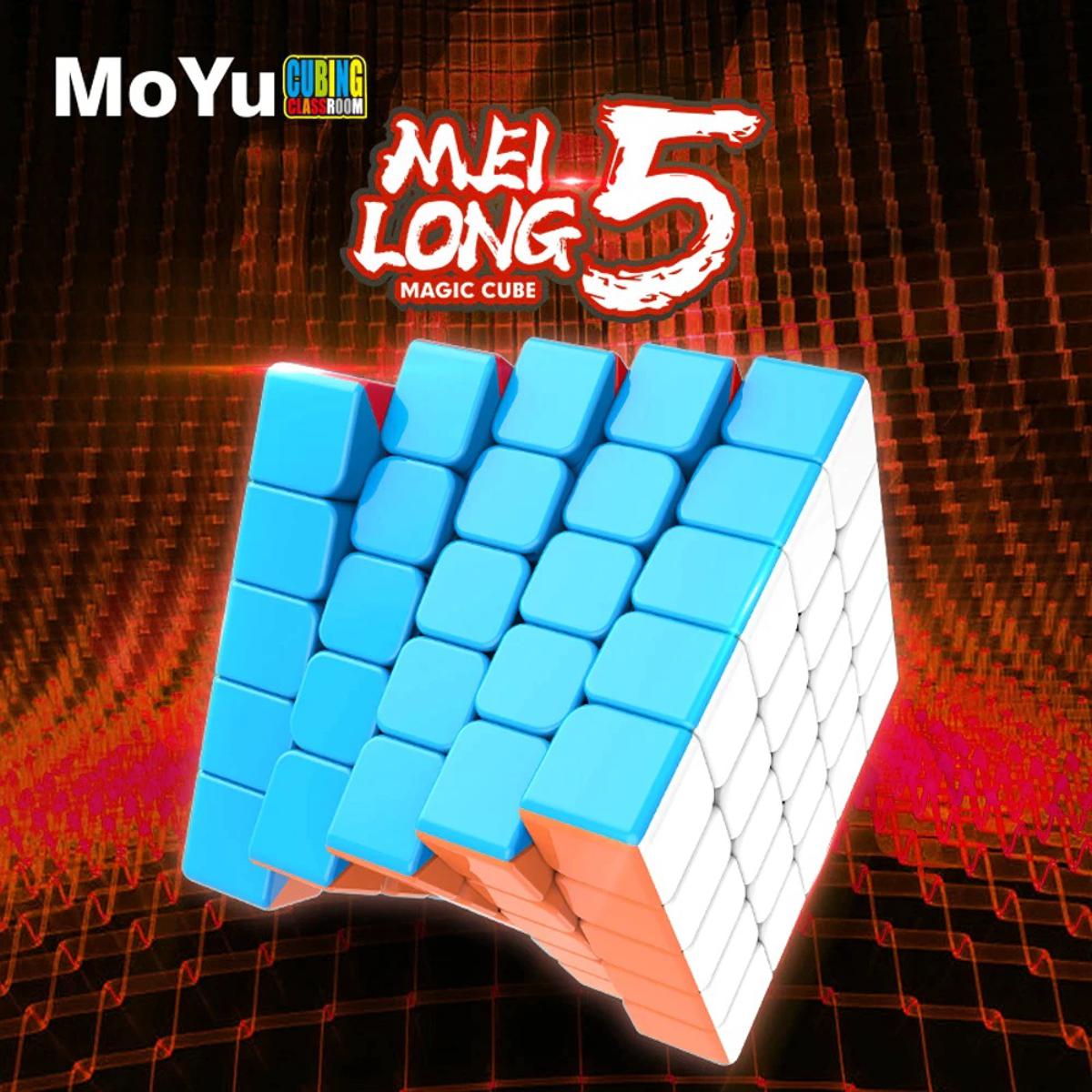 Original Rubiks Cube 5x5 Sticker Less Best Quality Fast Speed Magic Rubik Speed Cube Educational Puzzle Toys