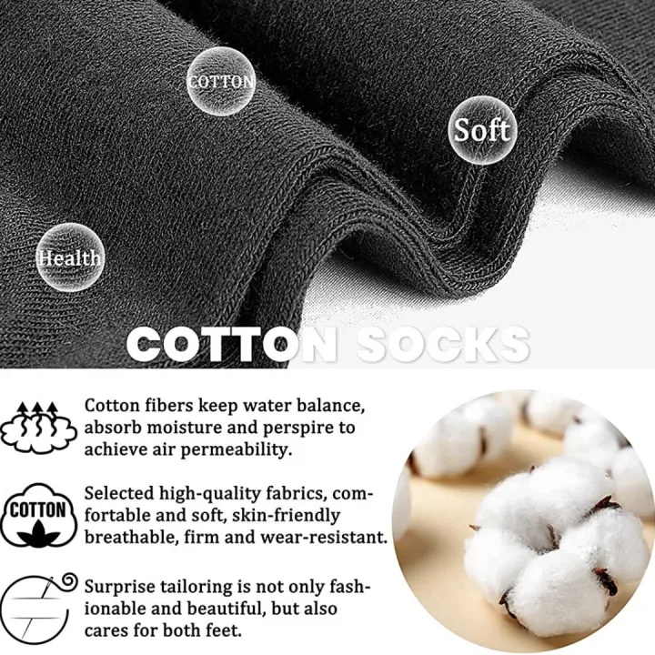 4 Pairs Cotton Ankle Socks for Men and Women - Low Cut Socks for Unisex Soft And Comfortable