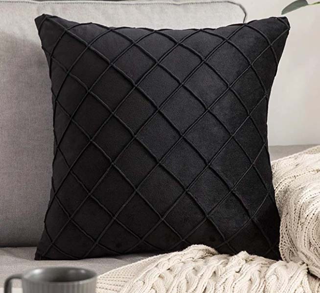 Diamond Dutch Velvet Cushion Cover – Soft, Embossed & Stylish Sofa Pillow for Home Decor