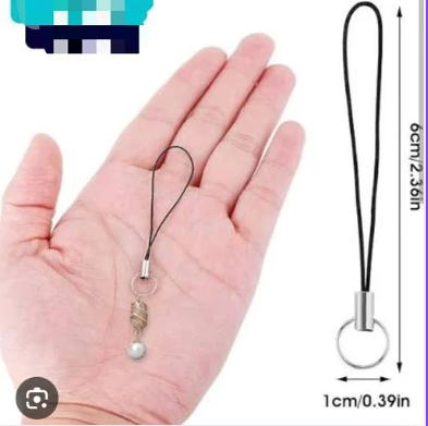 Keychain & Mobile Strap Loop – 10 PCS