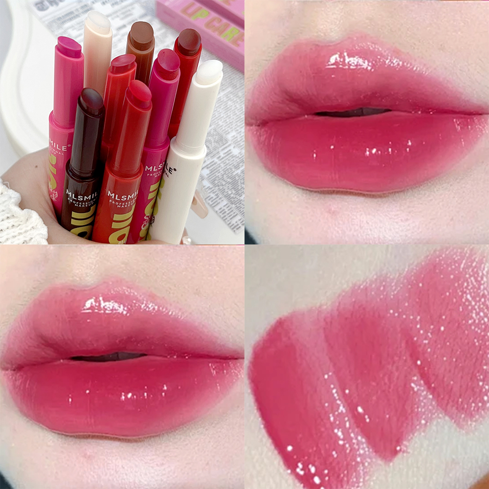 Jelly Lipstick Waterproof Lasting Moisturizing Nonstick Cup Mirror