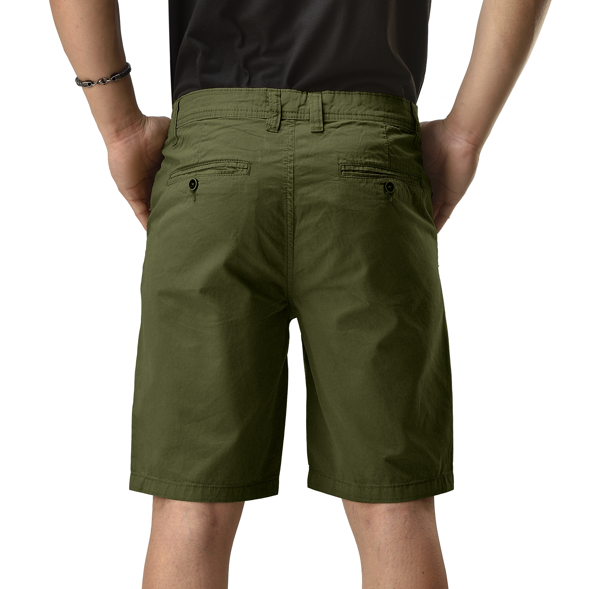 Hashback  Cotton Summer Shorts For Men - Fashionable And Stylish Men's Summer Wear, Ideal For Wash-And-Wear