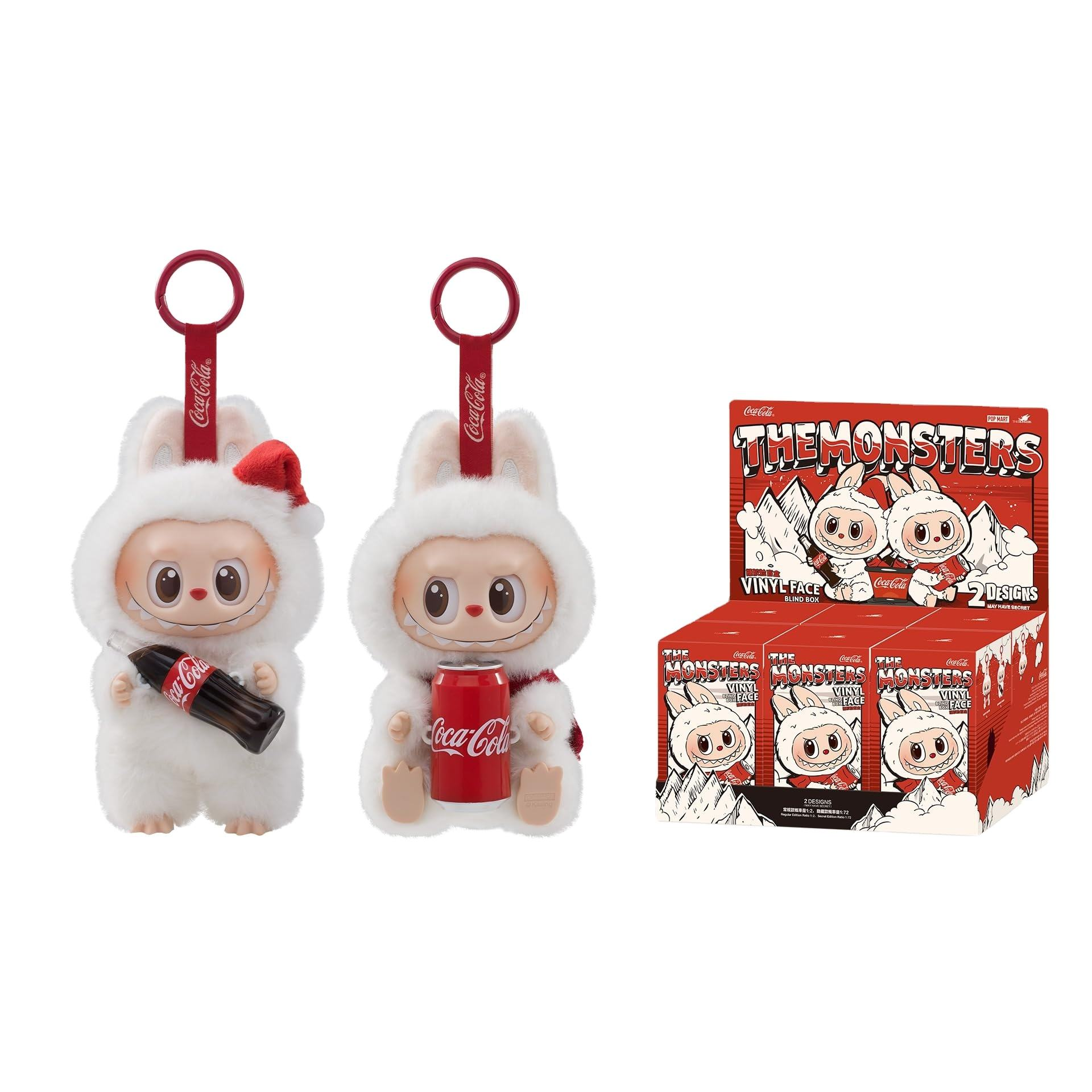 Original Popmart Labubu Doll Cola SERIES-Vinyl Face Blind Box Cute Action Figure Cartoon Anim Toys Doll Hot Sale POPMART the Monsters LABUBU Doll Fashion Pendant Collection Model Great Gifts For Kids