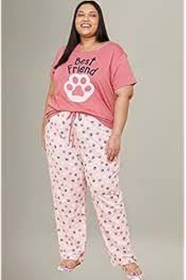 LADIES NIGHT WEAR TROUSER / COTTON FABRIC / DAILY NIGHT WEAR / RANDOM COLOR / PRINTED TROUSER