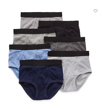 Pack of 3 Men's Pure Cotton Briefs – Soft, Comfortable & Breathable Everyday Underwear – Assorted Colors