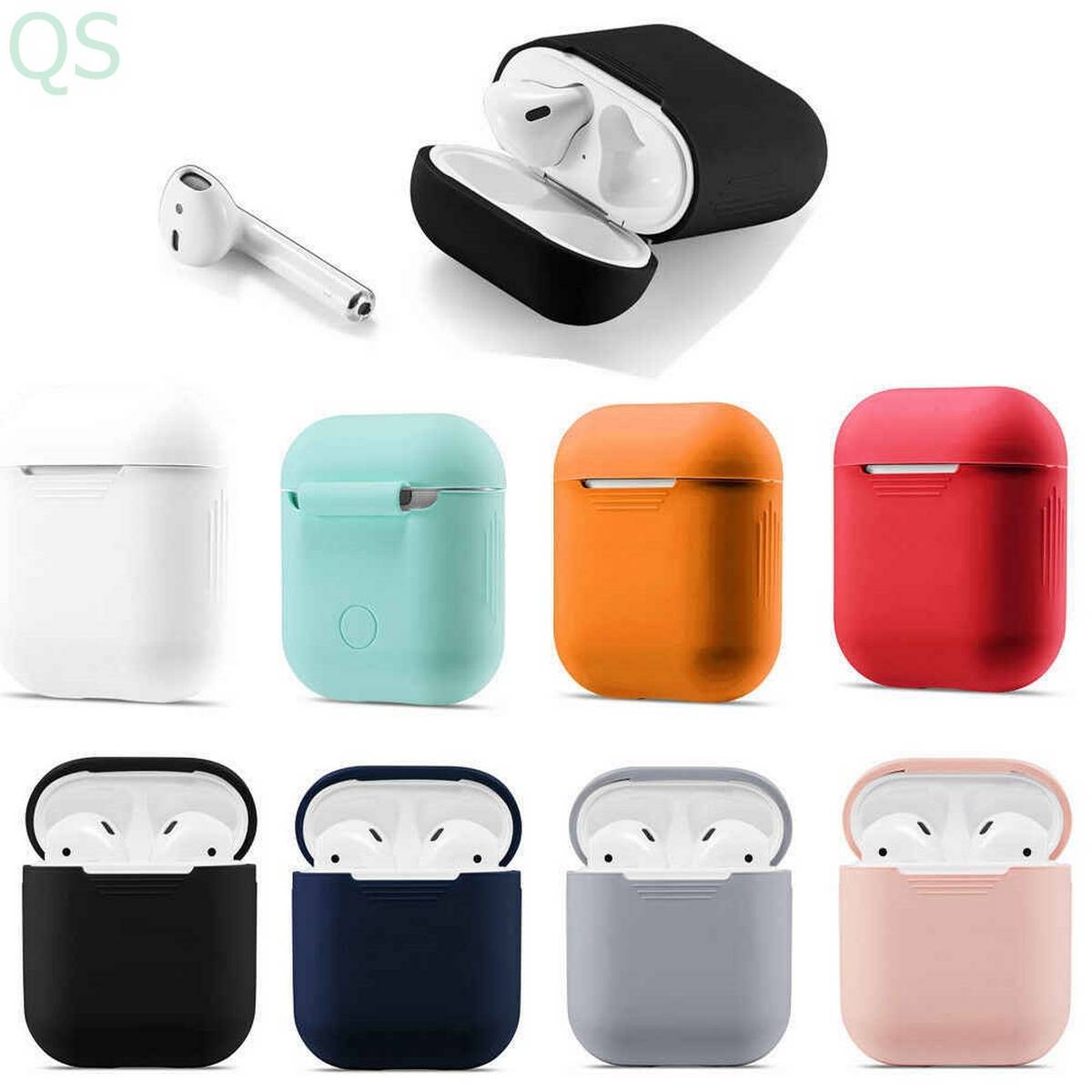 LuxurySilicone Cover For Airpods i7 i9 i10 Cases Soft TPU + PC Dual Layer  Armor Case For Airpods 2 Air pods Silicone Cover Bags|Earphone Accessories|  - AliExpress
